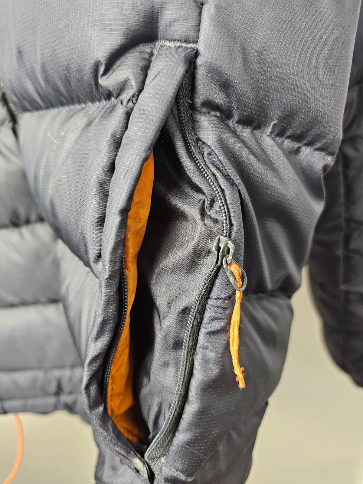Mountain Equipment Mens Full Zip Hooded Down Puffer Jacket -XS/Extra Small -Grey