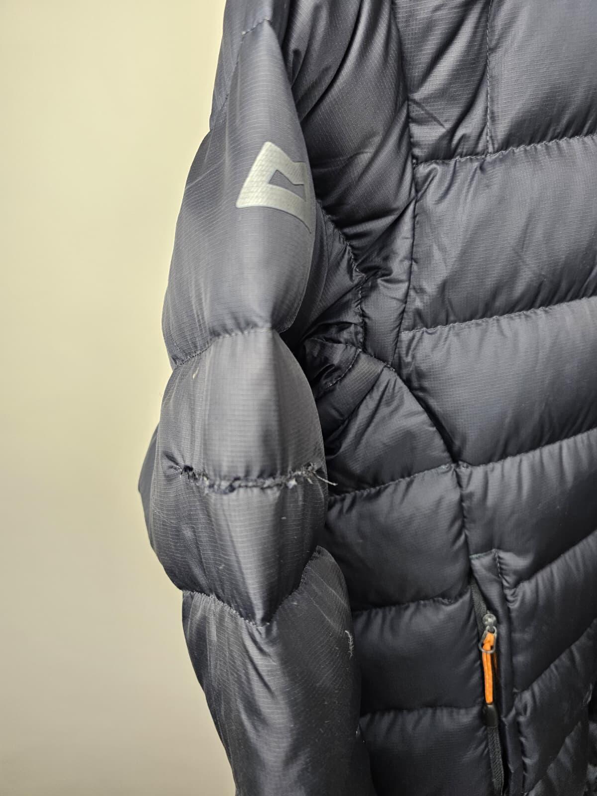 Mountain Equipment Mens Full Zip Hooded Down Puffer Jacket -XS/Extra Small -Grey