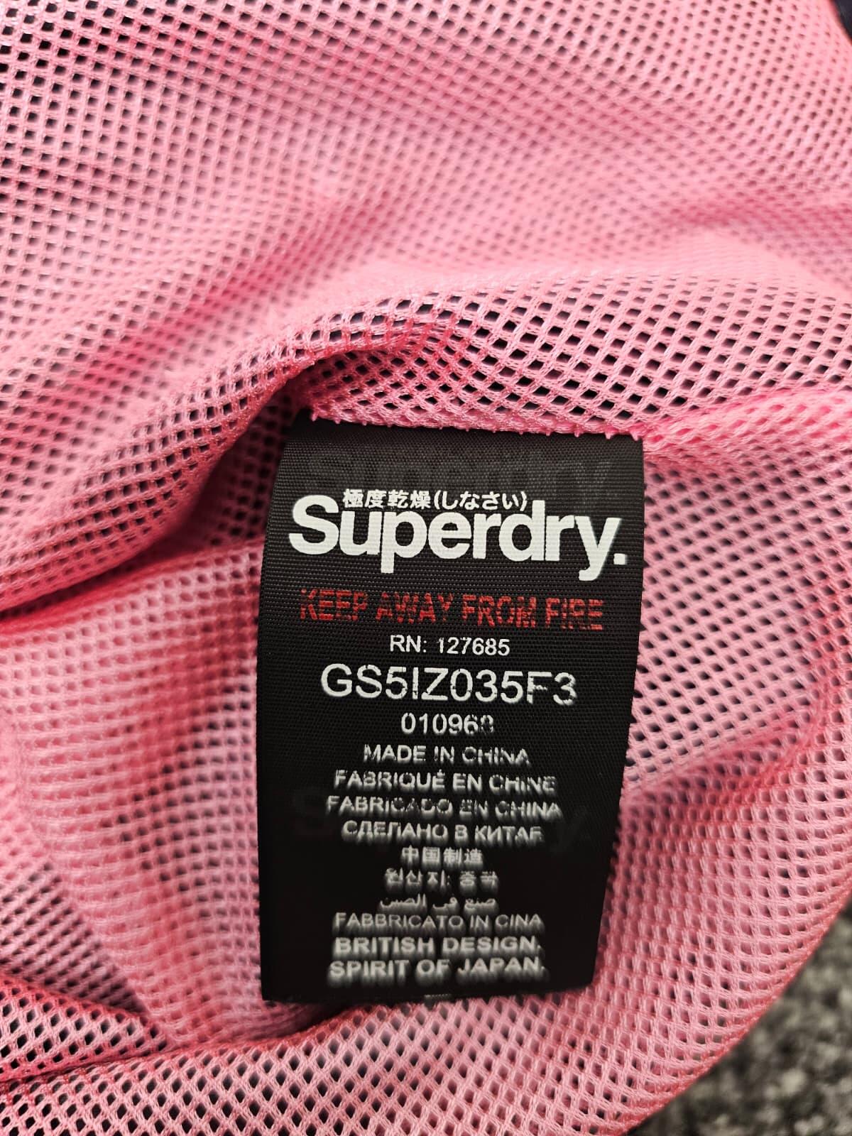 Superdry Women's Sport Lightweight Camouflage Windbreaker Rain Jacket - M/Medium
