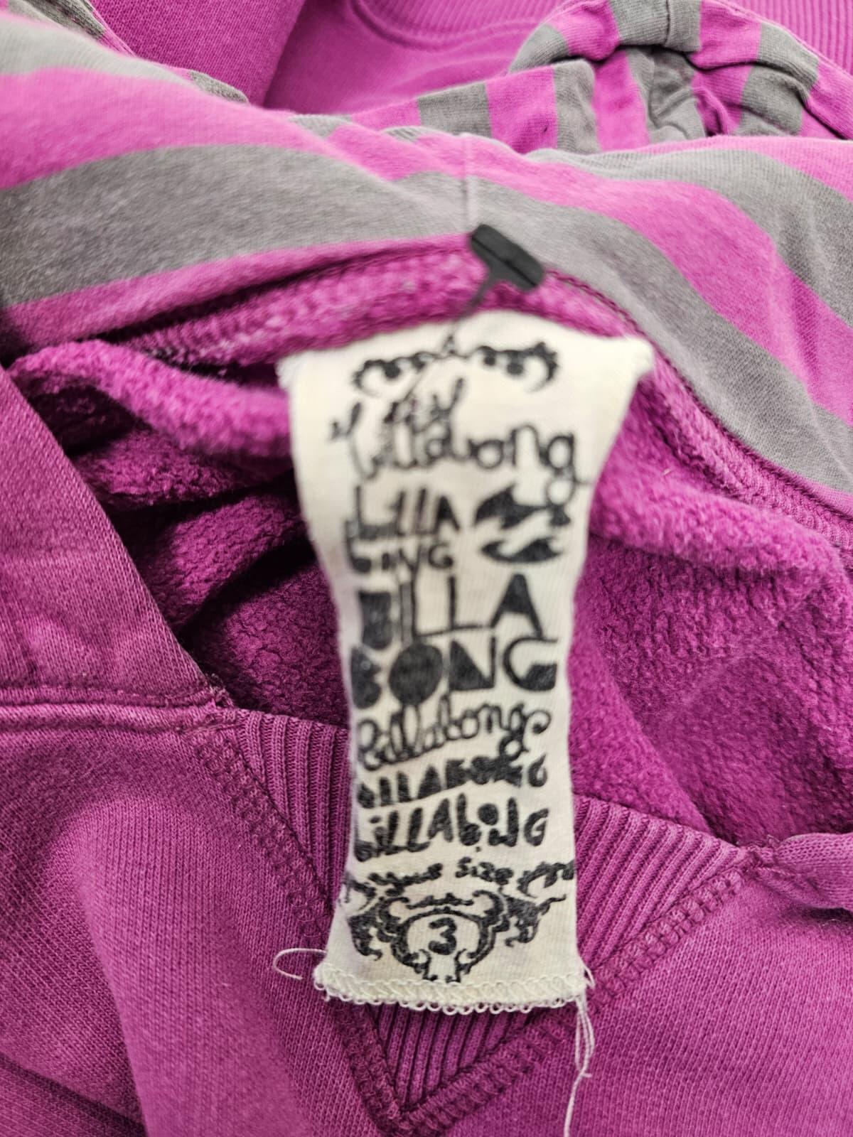 Billabong Womens Purple Y2K Surfwear Pullover Hoodie Sweatshirt - 3/10