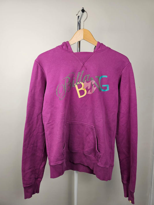 Billabong Womens Purple Y2K Surfwear Pullover Hoodie Sweatshirt - 3/10