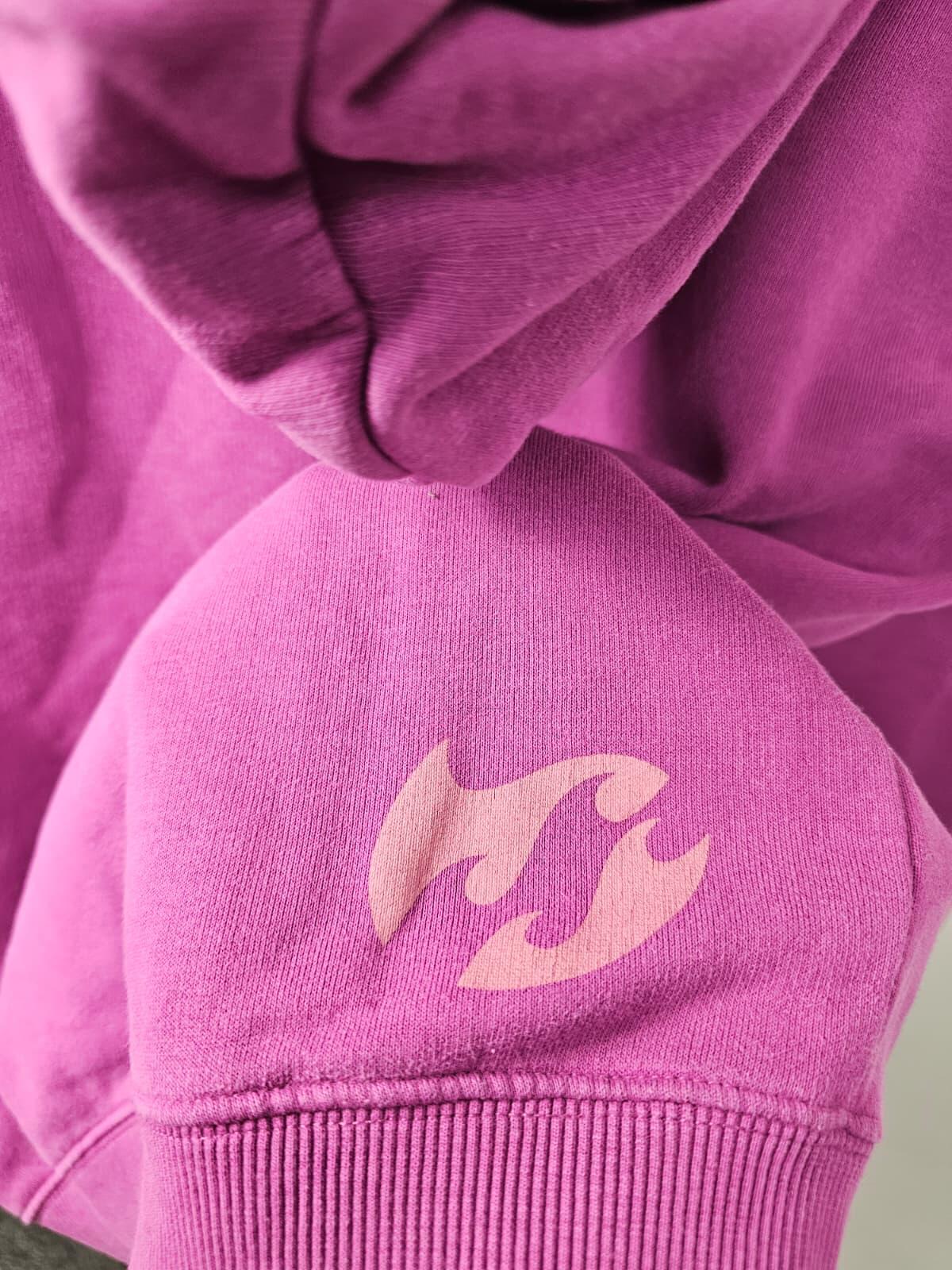 Billabong Womens Purple Y2K Surfwear Pullover Hoodie Sweatshirt - 3/10
