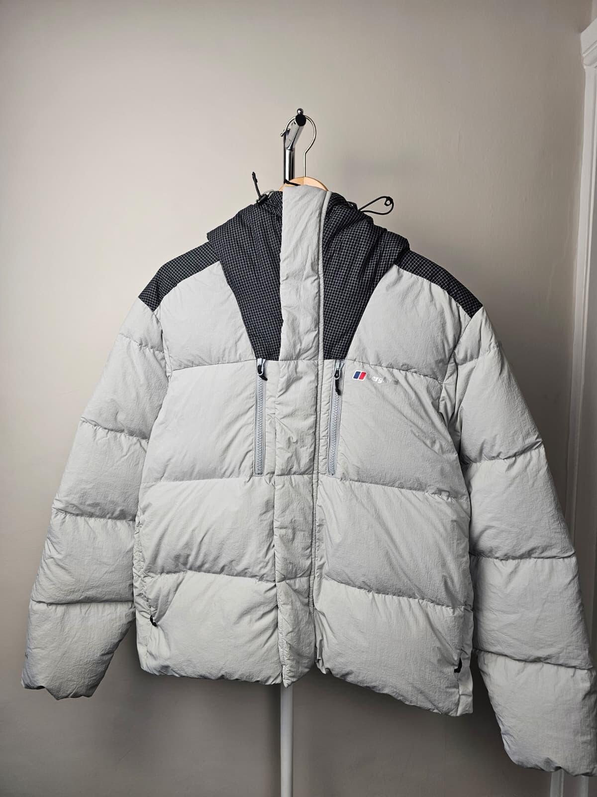 Berghaus Womens Genuine Hydro Down 600 Full Zip Hooded Puffer Jacket - 14 - Grey