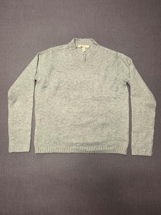 Sea Salt Cornwall  Pullover Fisherman Merino Blend Knitted Jumper - 14 - Grey