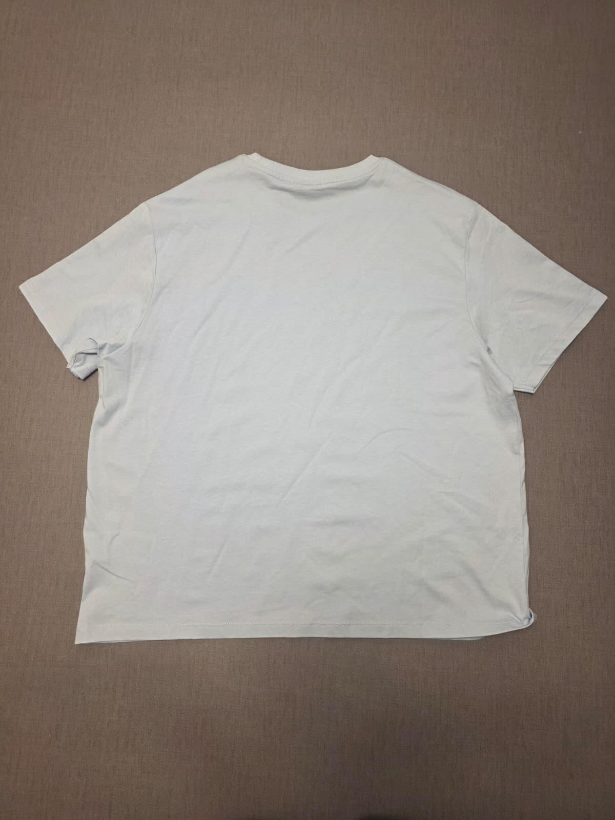 Nicce Womens Short Sleeve Crew Neck T-Shirt - UK 18 - Light Blue