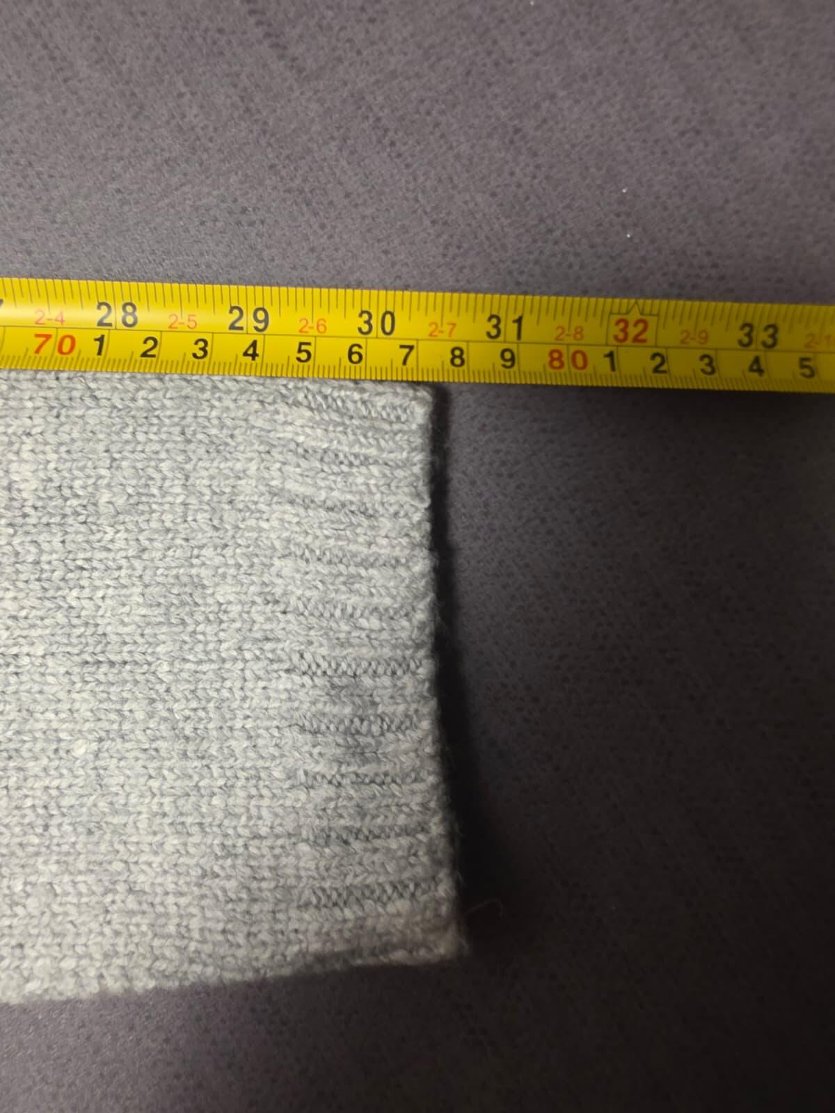 Sea Salt Cornwall Pullover Fisherman Merino Blend Knitted Jumper - 20 - Grey