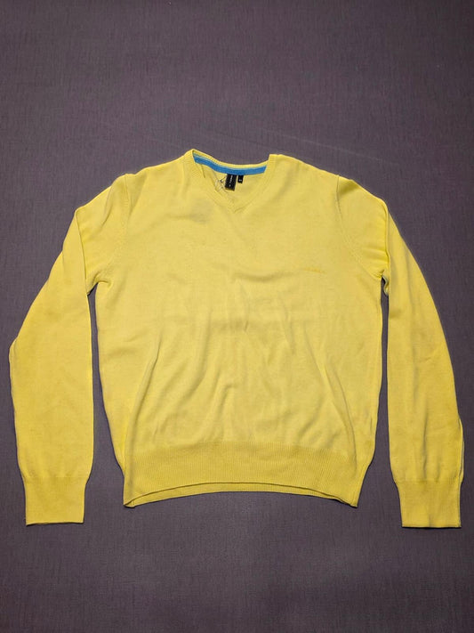 O'Neill Mens V-Neck Pullover Long Sleeve Jumper/Sweater - XS/Extra Small -Yellow