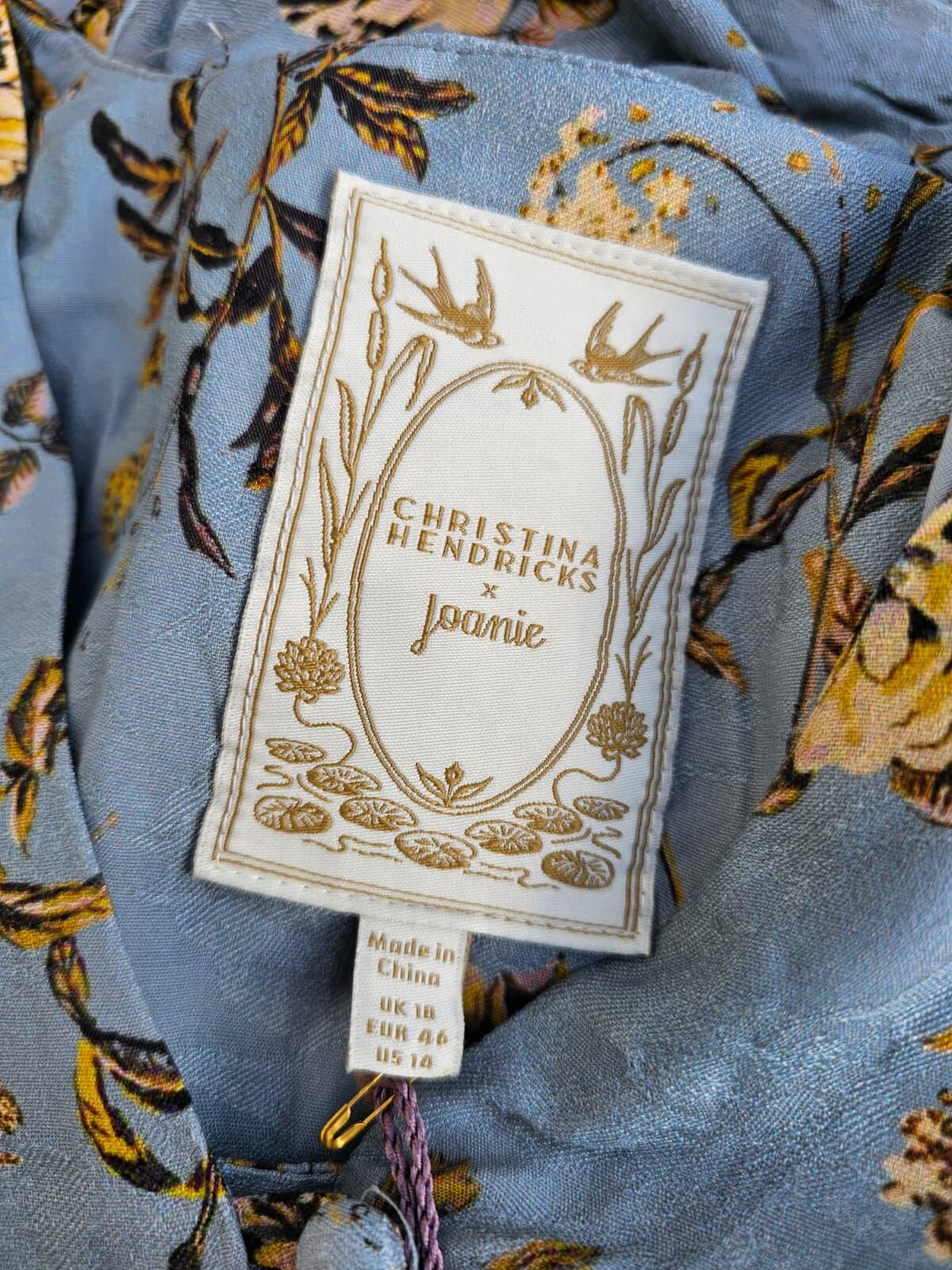 Christina Hendricks X Joanie Lily Of The Valley Flowers Print Midi Dress 18