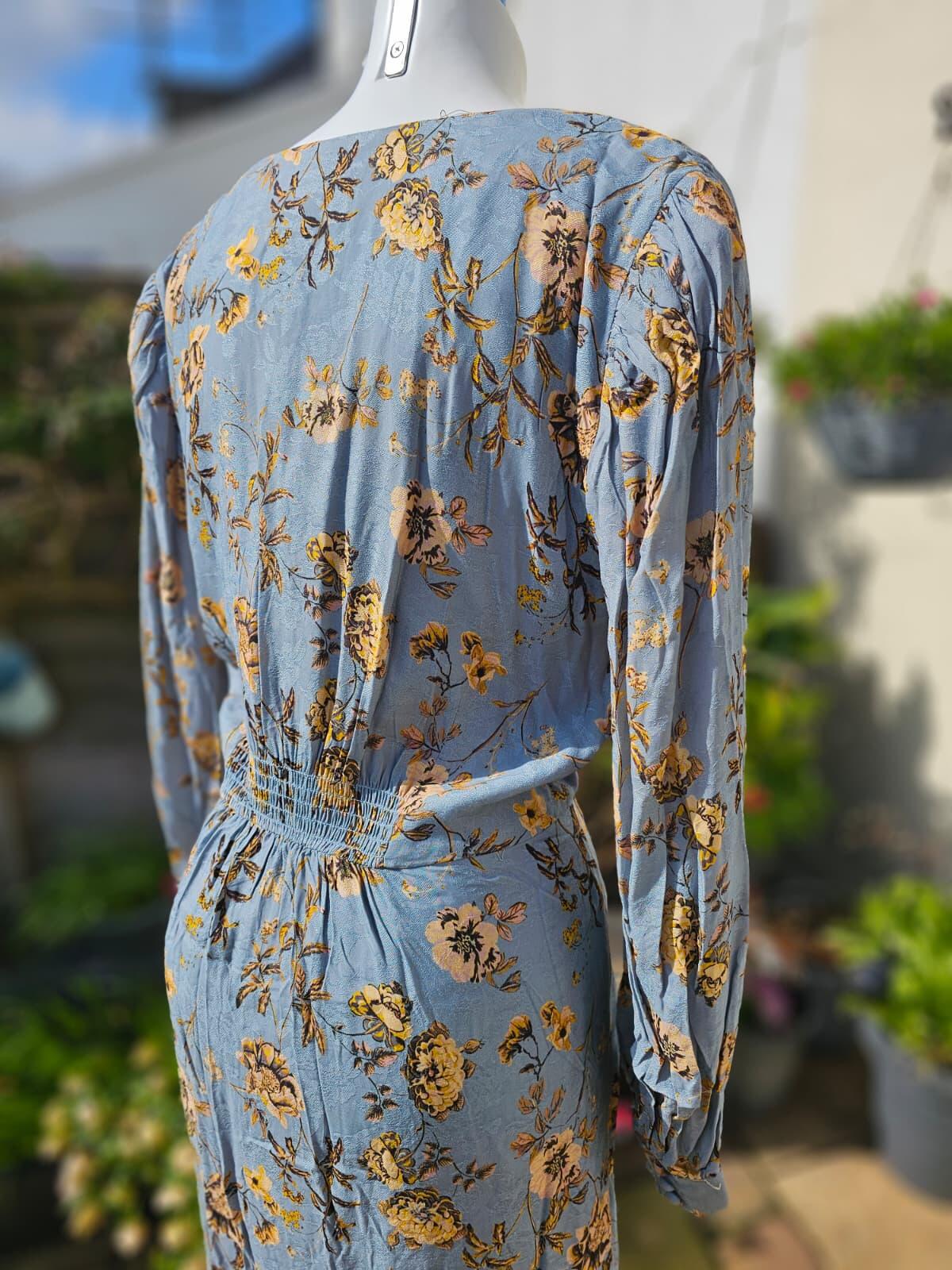 Christina Hendricks X Joanie Lily Of The Valley Flowers Print Midi Dress 18