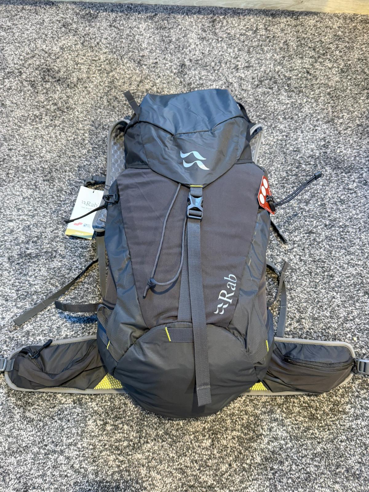 Rab AEON 35 Backpack/Rucksack Hiking/Walking - 35L Litres - Unisex - Grey