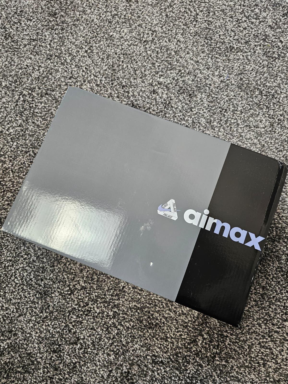 Palace x Nike Air Max 95 Big Bubble Trainers/Sneakers - 9 - Black/Silver