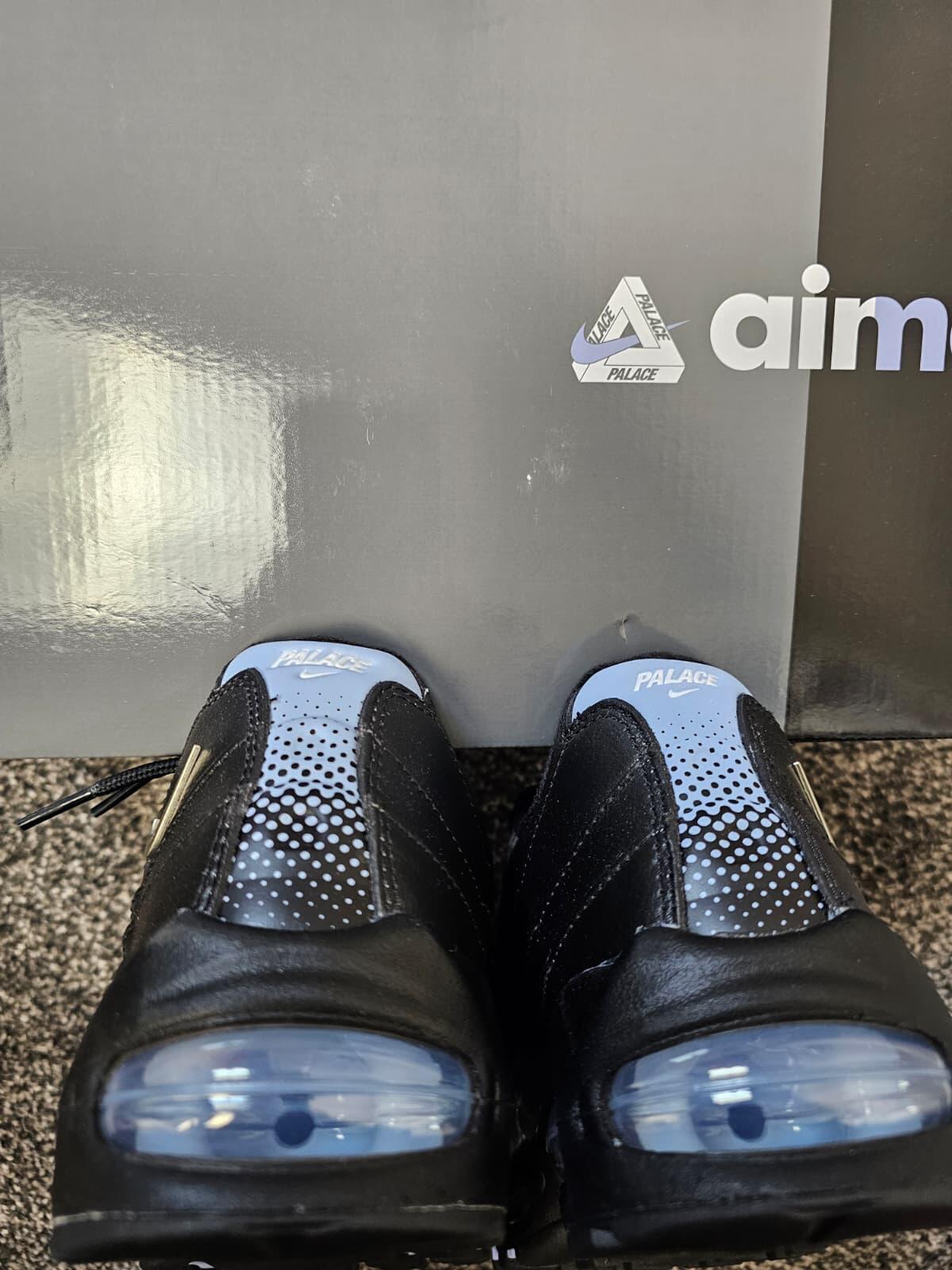 Palace x Nike Air Max 95 Big Bubble Trainers/Sneakers - 9 - Black/Silver