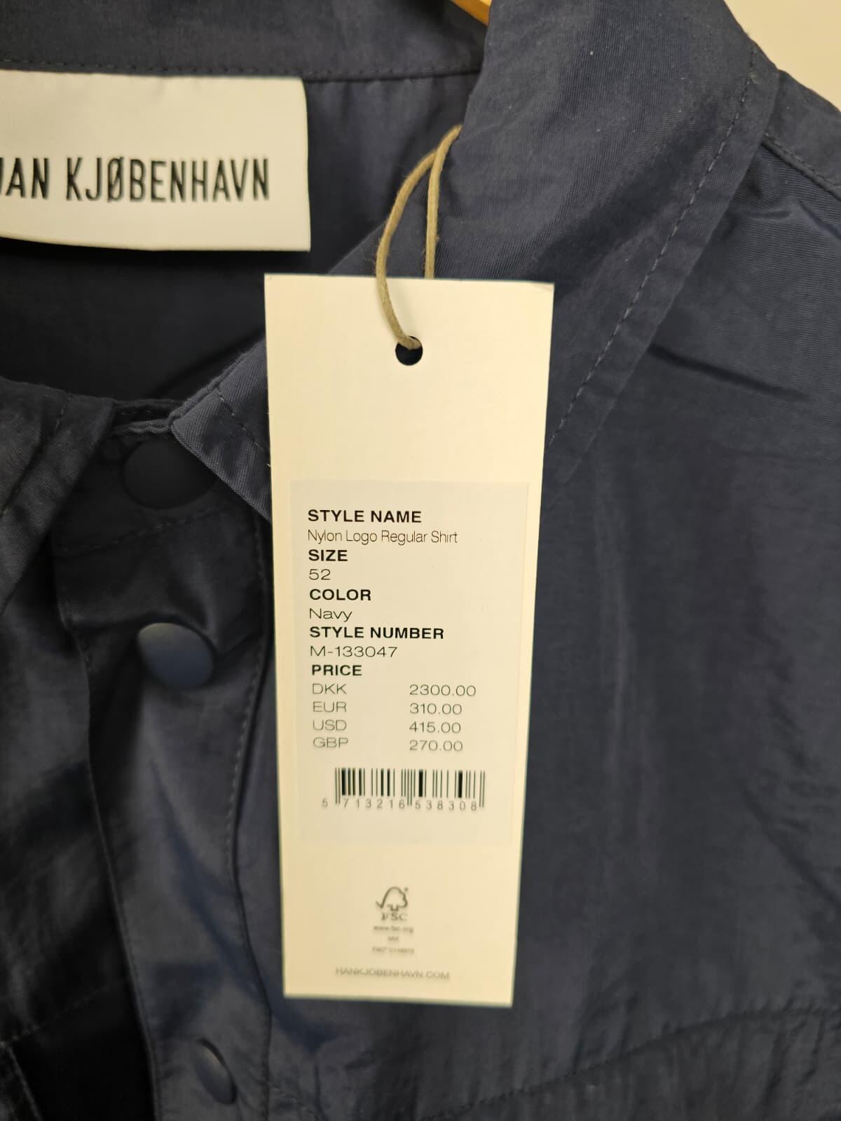 Han Kjøbenhavn Kjobenhavn Long Sleeve Snap Popper Button Shirt L/Large RRP £270