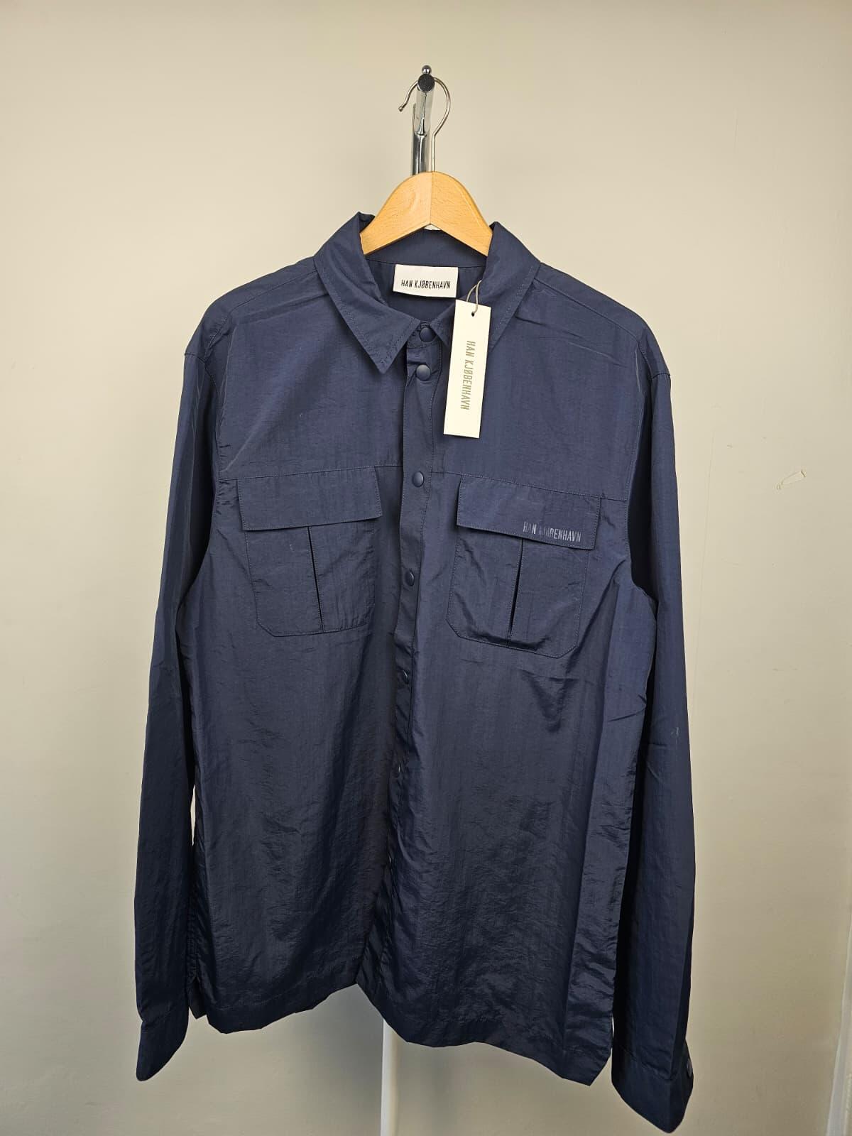 Han Kjøbenhavn Kjobenhavn Long Sleeve Snap Popper Button Shirt L/Large RRP £270