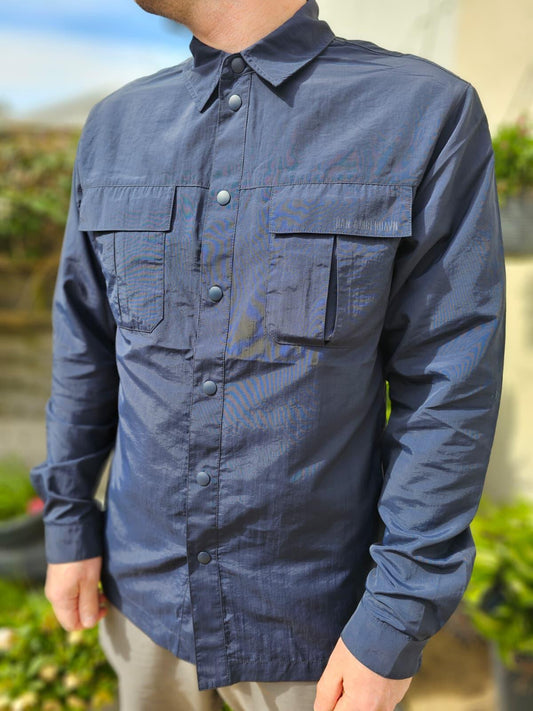 Han Kjøbenhavn Kjobenhavn Long Sleeve Snap Popper Button Shirt L/Large RRP £270