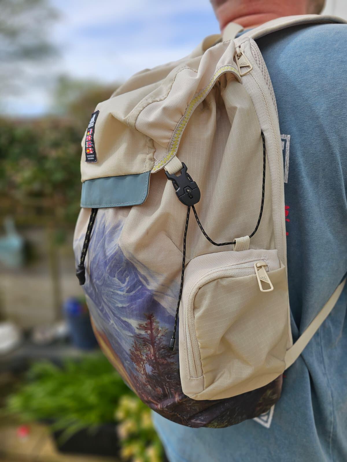 Adidas Primegreen Mountain Forest Print Gym Backpack/Rucksack - 20L - Unisex
