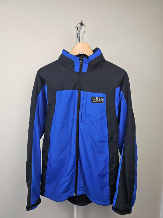 Rab Vintage Mens Vapour Rise VR Trail Full Zip Fleece Lined Hooded Jacket - S