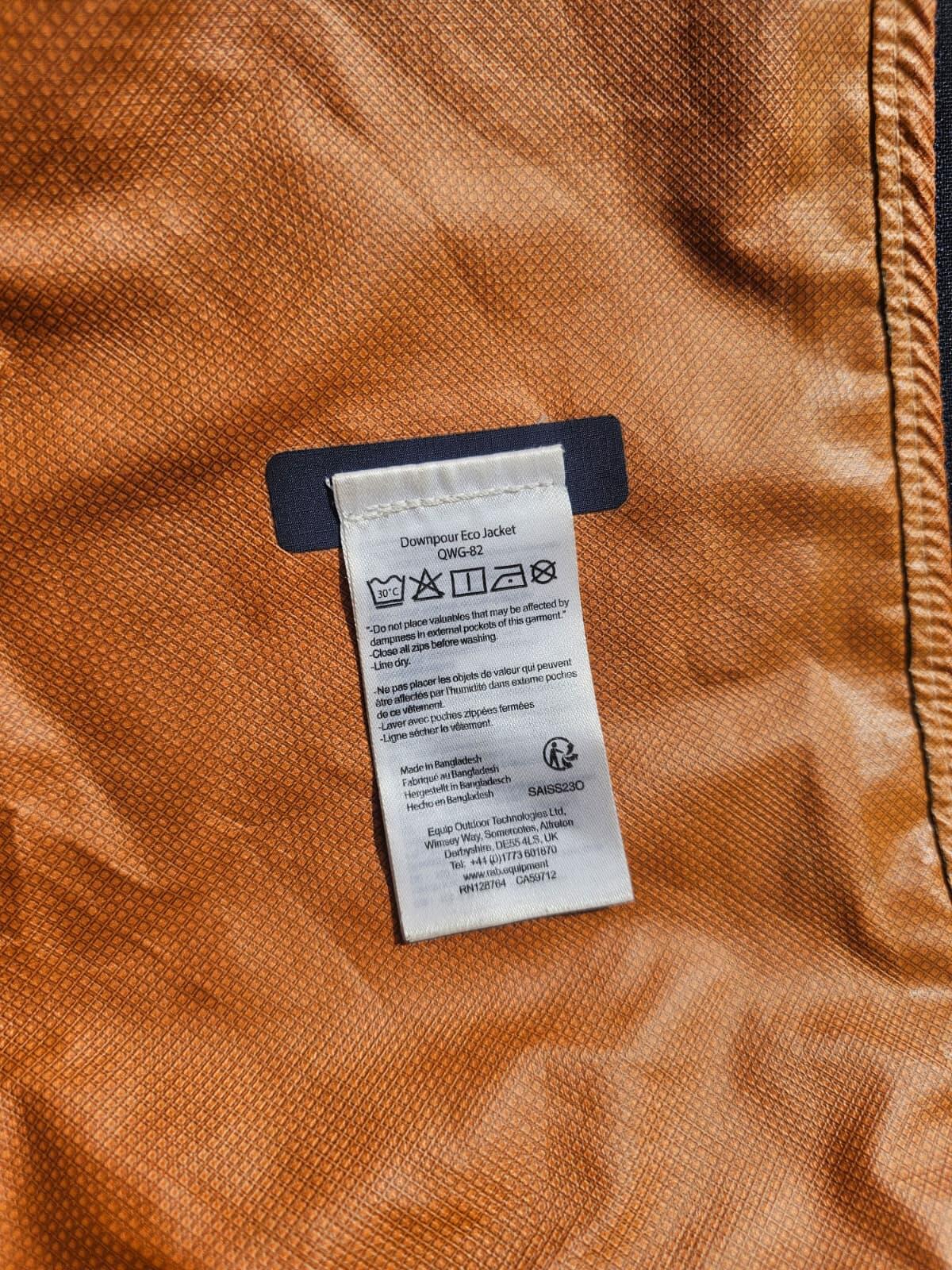 Rab Men's Full Zip Hooded Waterproof Hiking Rain Jacket/Coat - M/Medium