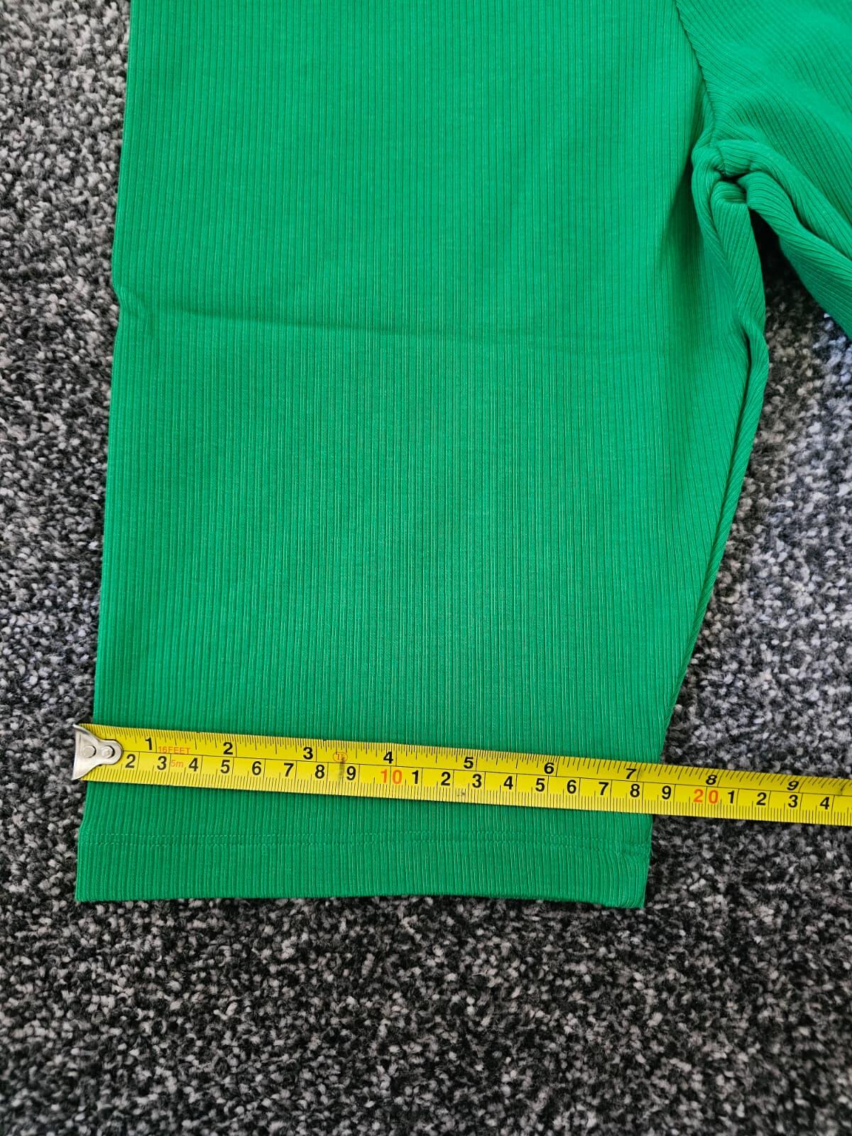 Adidas Women's Lounge/Activewear Rib/Ribbed Ribbed Shorts - S/Small (8-10)-Green