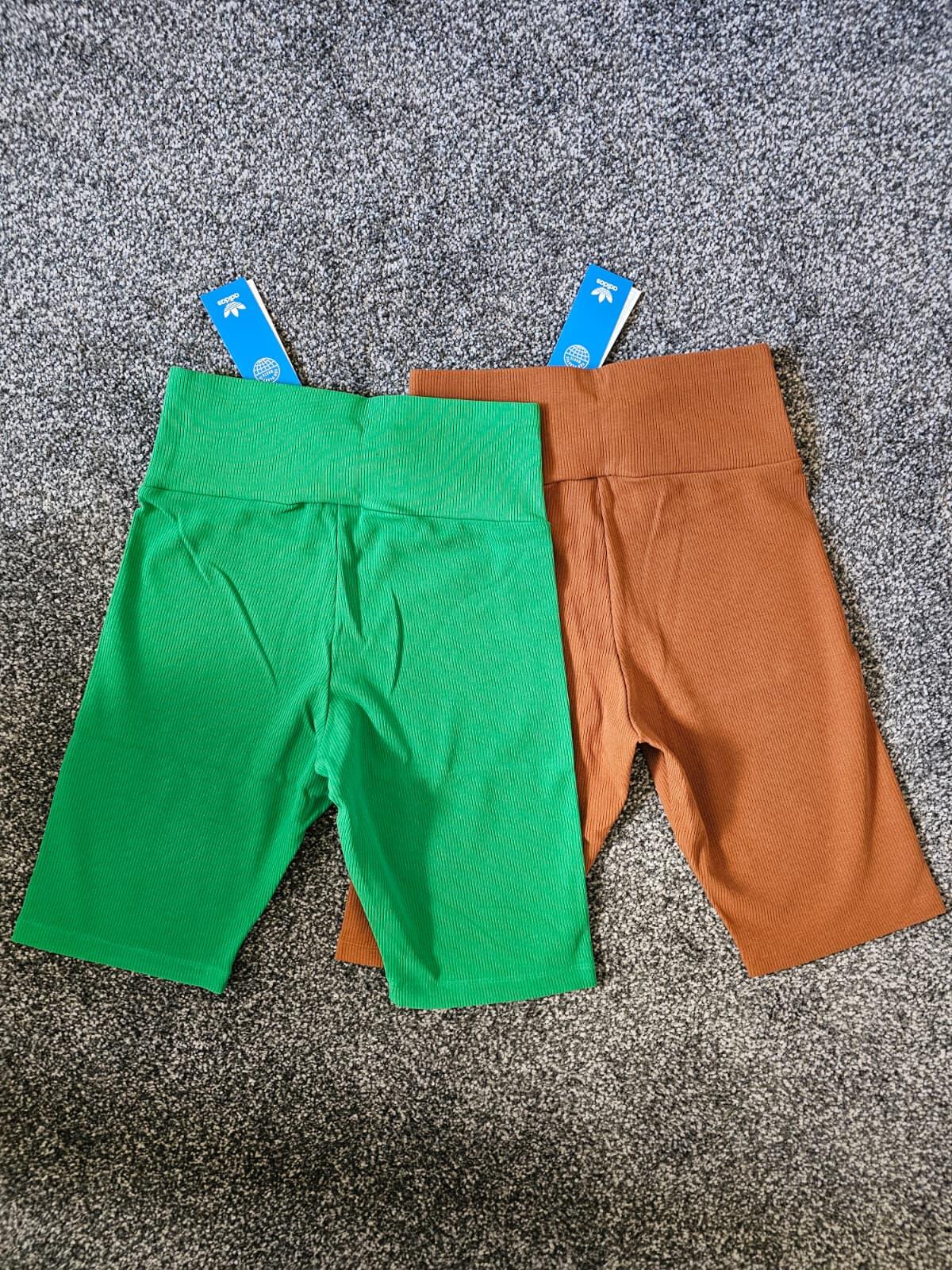 Adidas Women's Lounge/Activewear Rib/Ribbed Ribbed Shorts -S/Small (8-10) Bundle