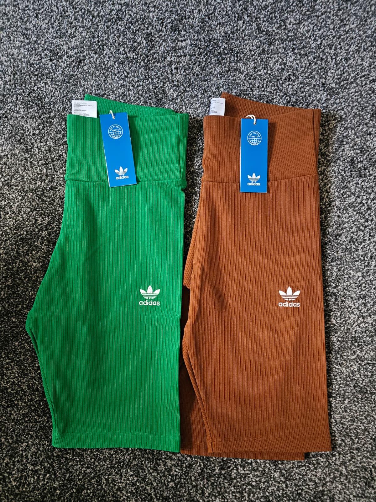 Adidas Women's Lounge/Activewear Rib/Ribbed Ribbed Shorts -S/Small (8-10) Bundle