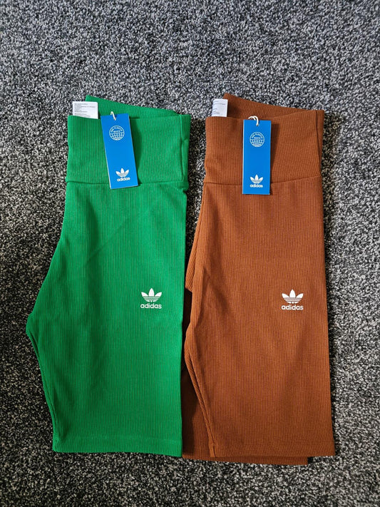 Adidas Women's Lounge/Activewear Rib/Ribbed Ribbed Shorts -S/Small (8-10) Bundle