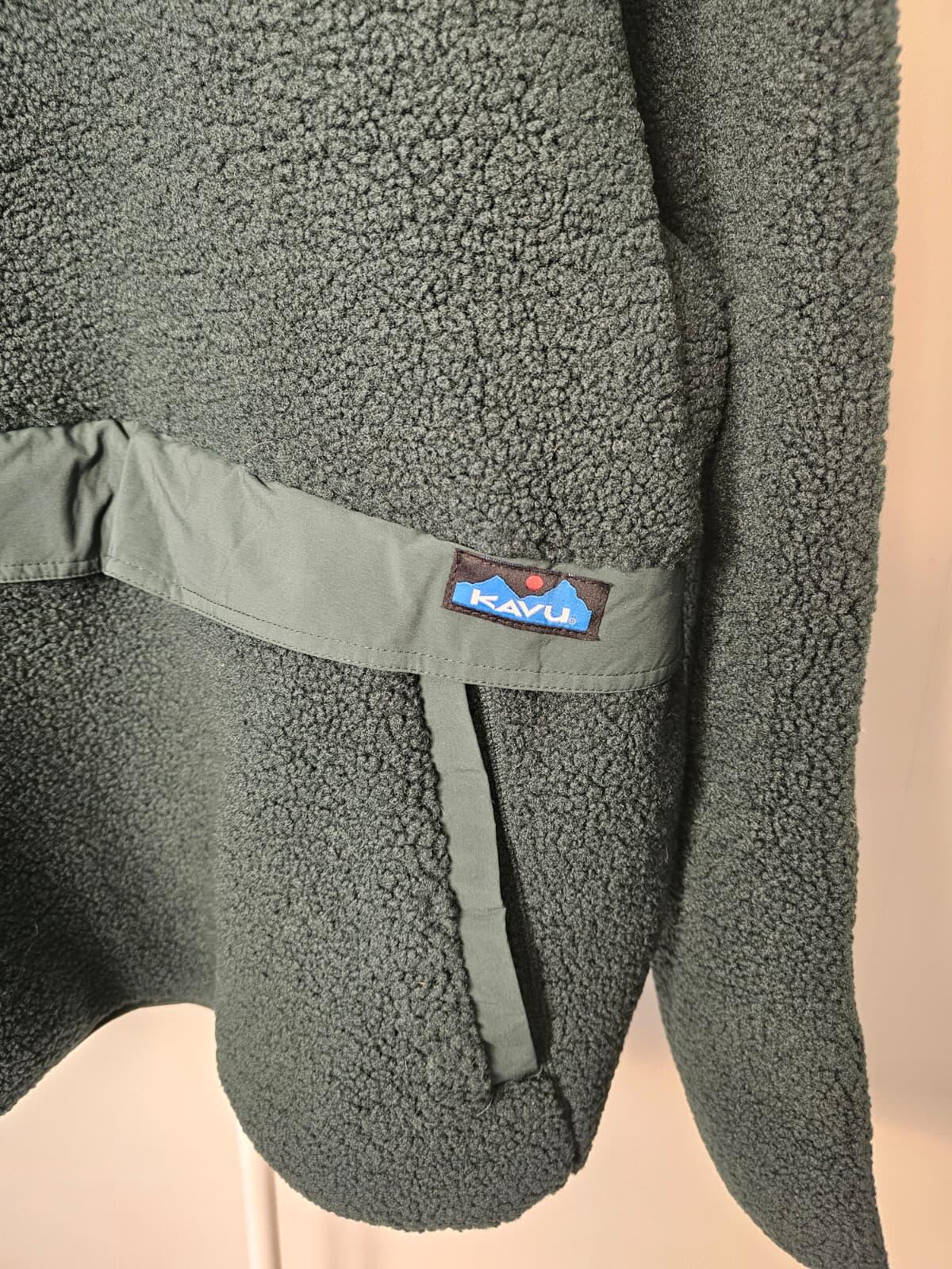 KAVU Mens Pullover Warm Sherpa Fleece Jumper/Sweatshirt - S/M Small Medium