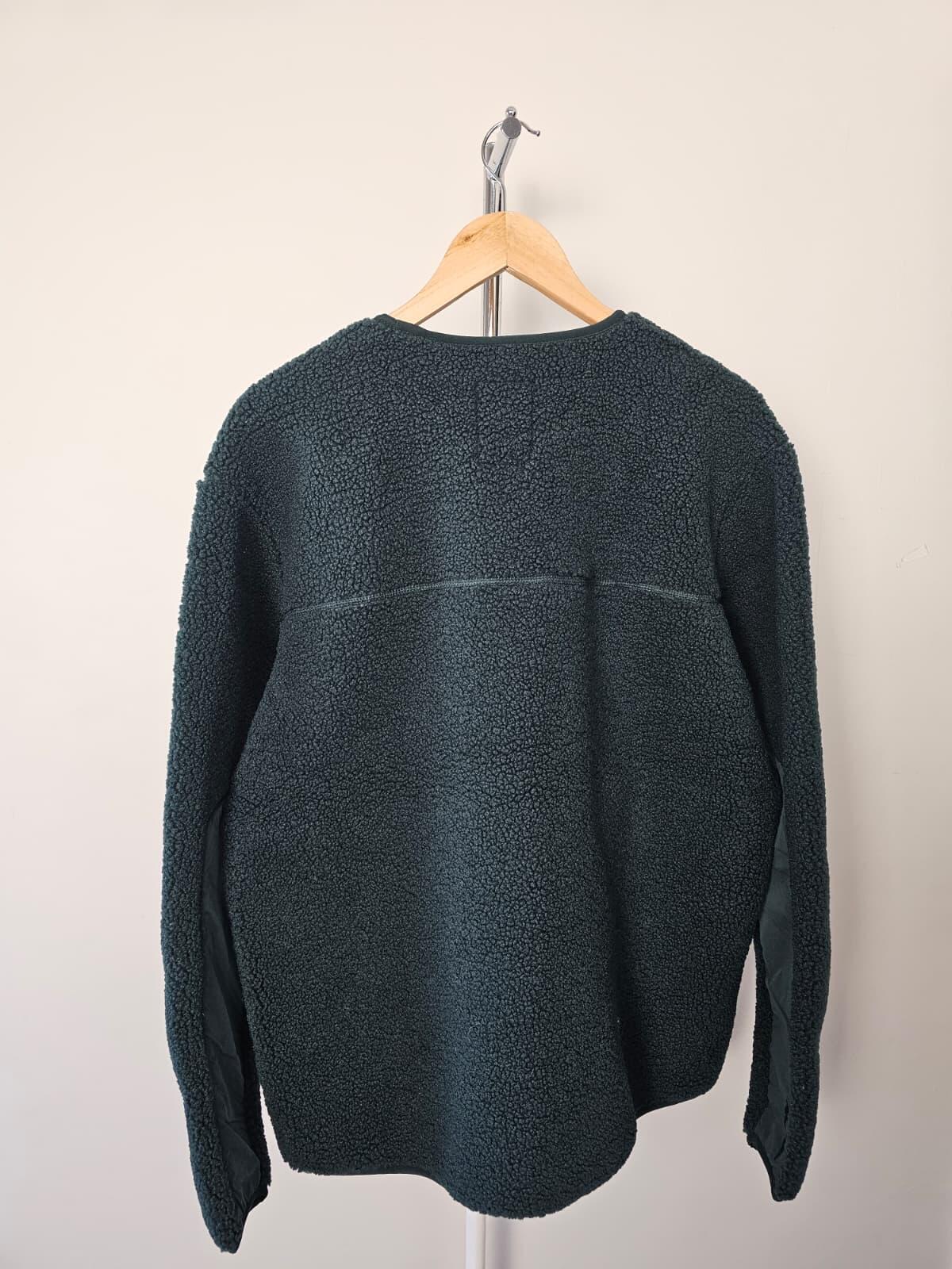 KAVU Mens Pullover Warm Sherpa Fleece Jumper/Sweatshirt - S/M Small Medium