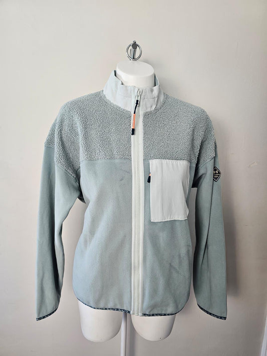 Under Armour Women's Full Zip Polartec Fleece Jacket - L/Large - Dusky Blue
