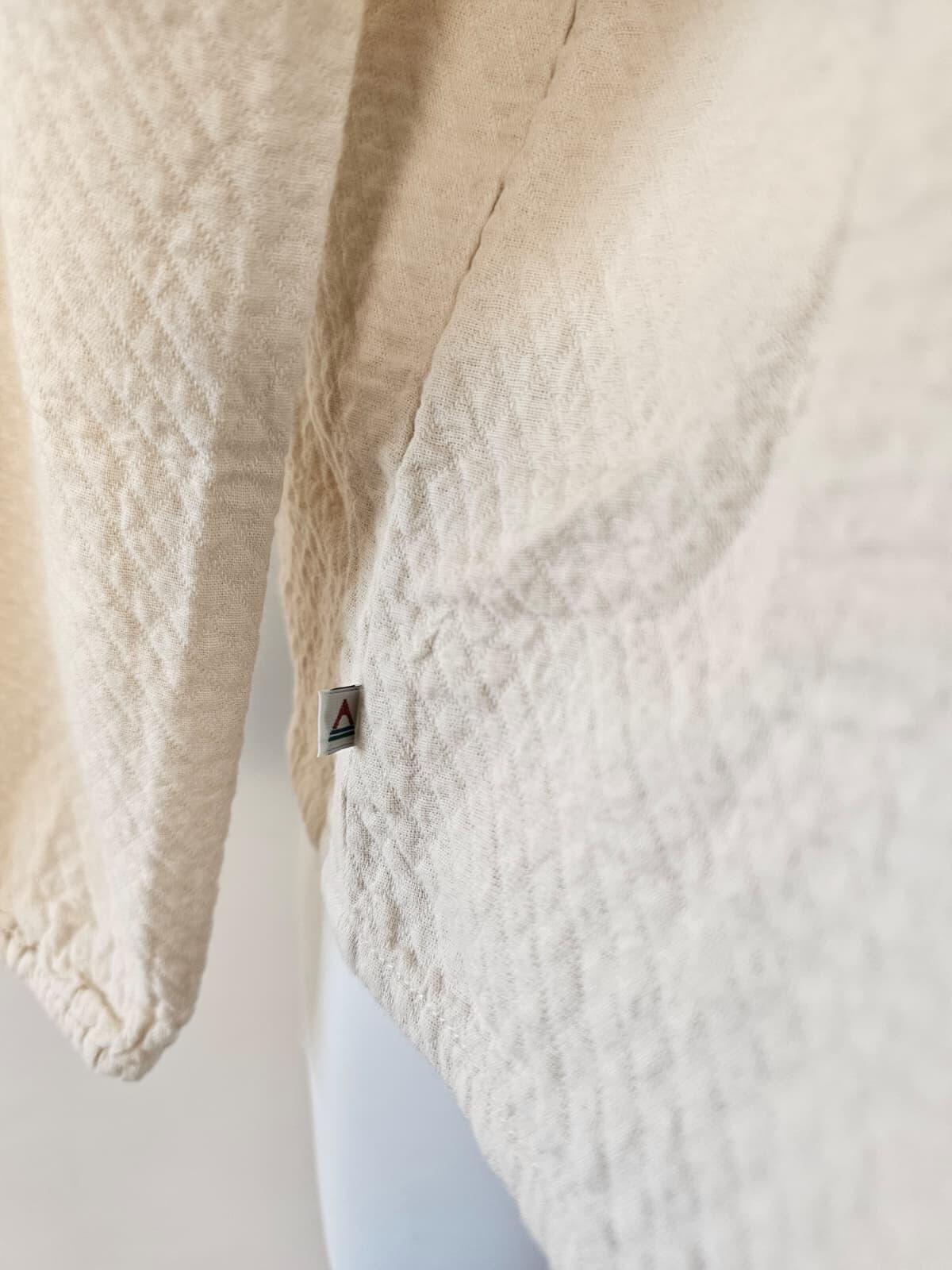 Passenger Petal Cotton Textured Long Sleeve Top - S/Small10 - Vintage White