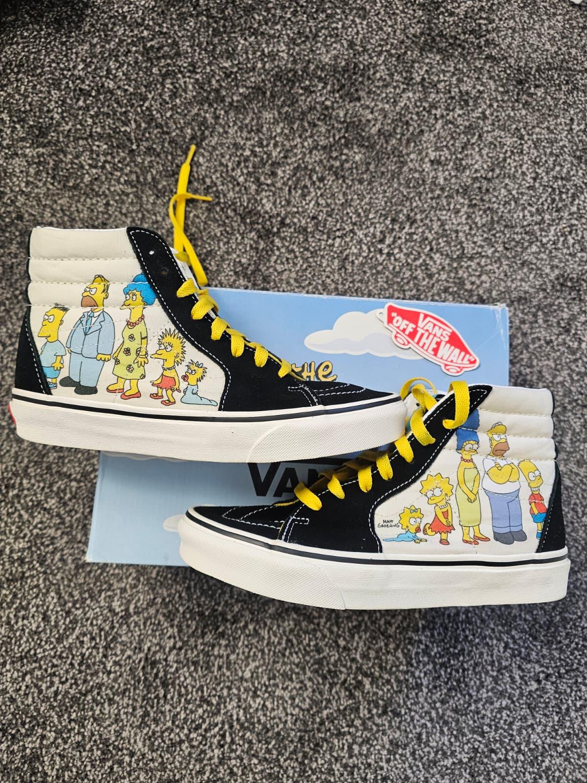 Awesome Vans X The Simpsons 1987-2020 Sneakers Trainers UK 5/EU38 Rare Collector