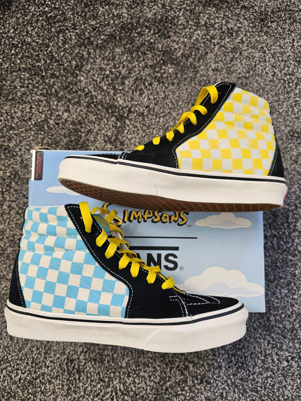 Awesome Vans X The Simpsons 1987-2020 Sneakers Trainers UK 5/EU38 Rare Collector