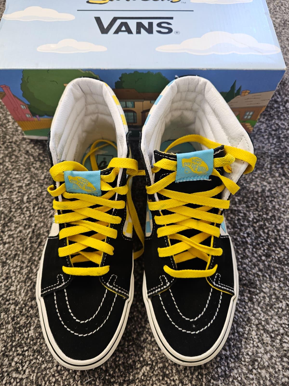 Awesome Vans X The Simpsons 1987-2020 Sneakers Trainers UK 5/EU38 Rare Collector