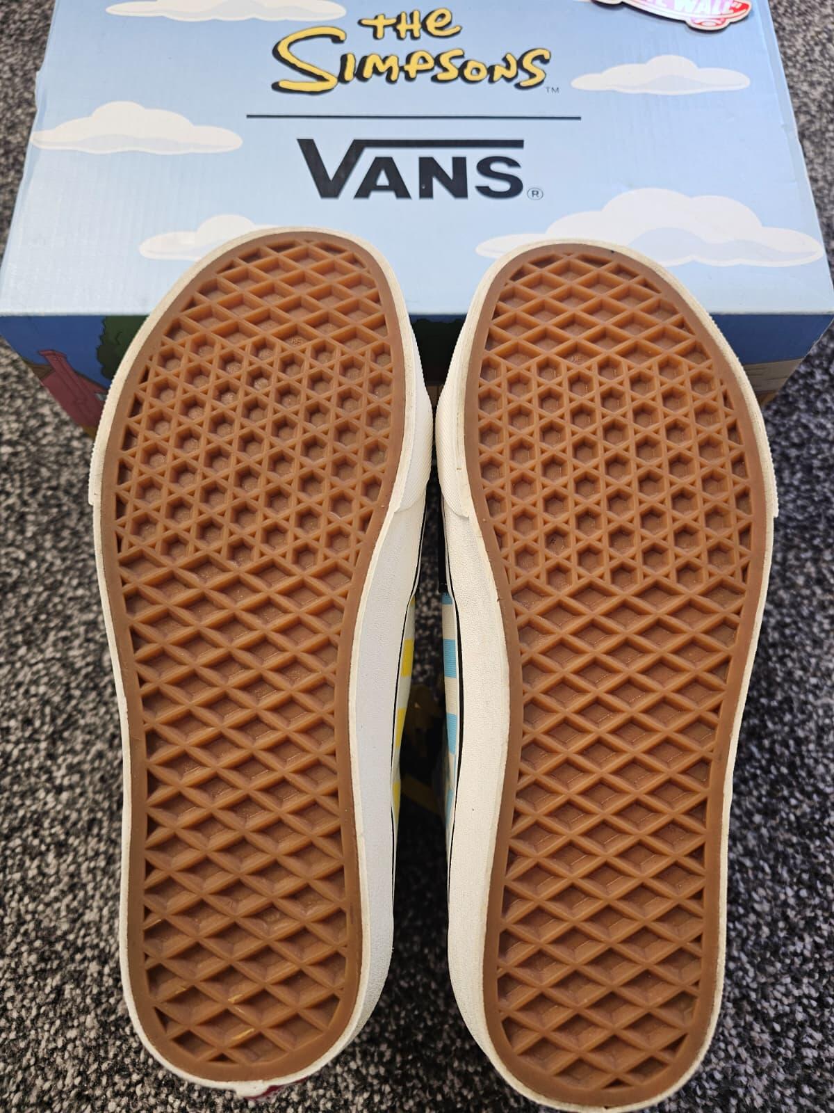 Awesome Vans X The Simpsons 1987-2020 Sneakers Trainers UK 5/EU38 Rare Collector