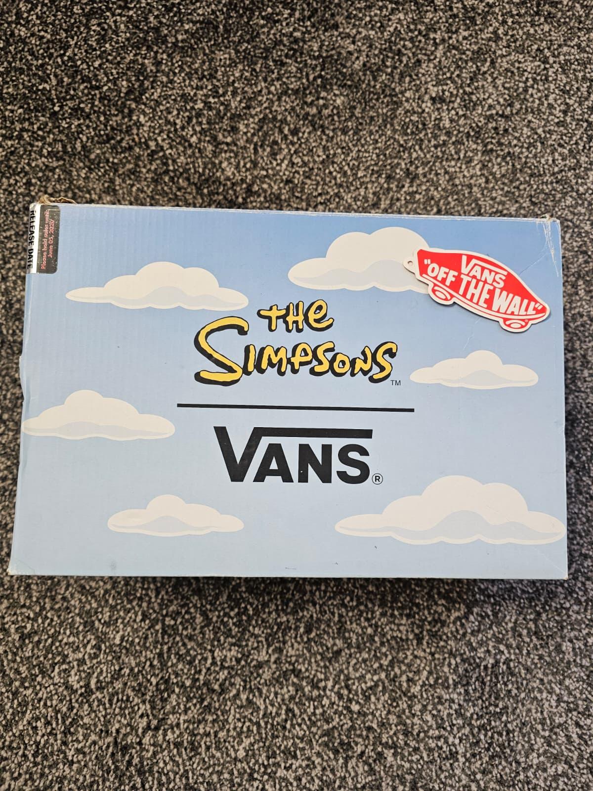 Awesome Vans X The Simpsons 1987-2020 Sneakers Trainers UK 5/EU38 Rare Collector