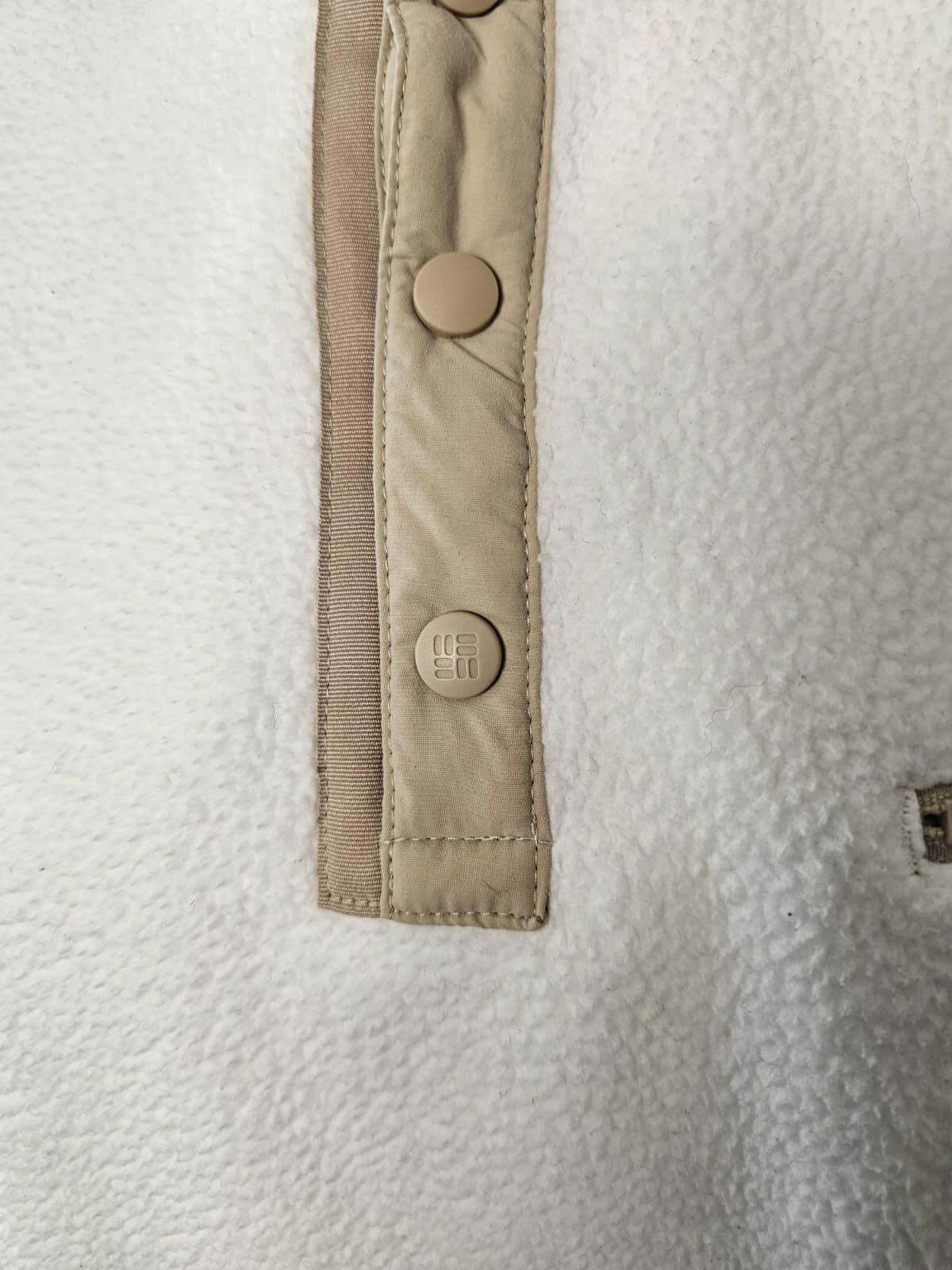 Columbia Womens Pullover Snap Button Fleece Jumper - XL/Extra Large