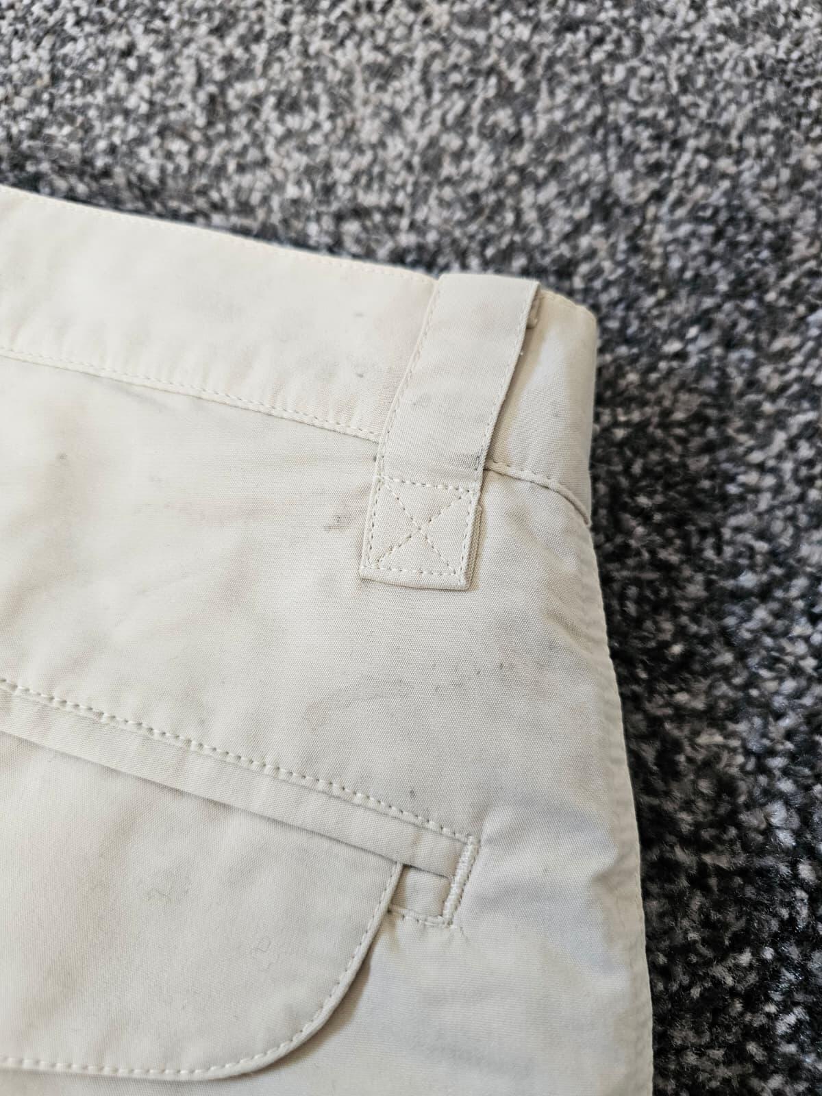 Adidas Mens Y2K Style 2000's 3/4 Long Utility Cargo Shorts - M/Medium - Beige