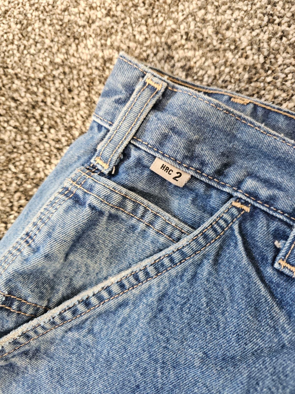 Carharrt FR Mens Carpenter Ripped Workwear/Casual Utility Jeans - W36/L30 Blue