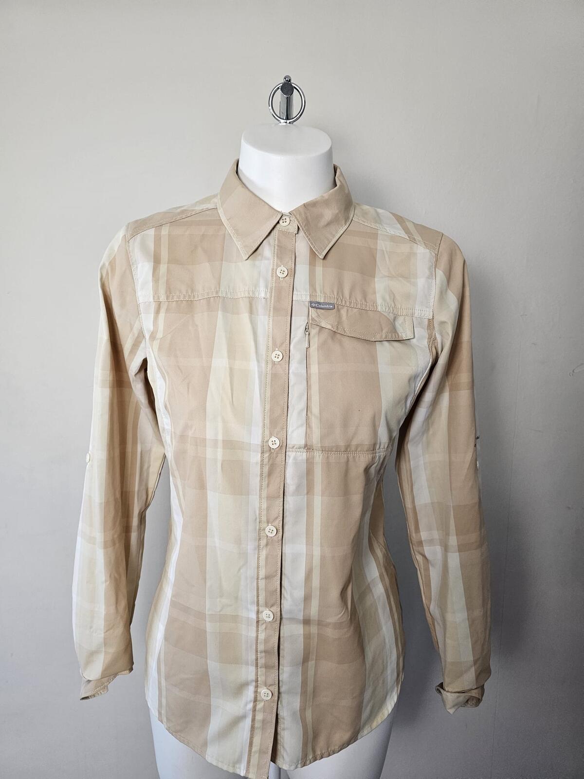 Columbia Women's Technical Outdoor Expedition/Hiking/Trek Long Sleeve Shirt - M