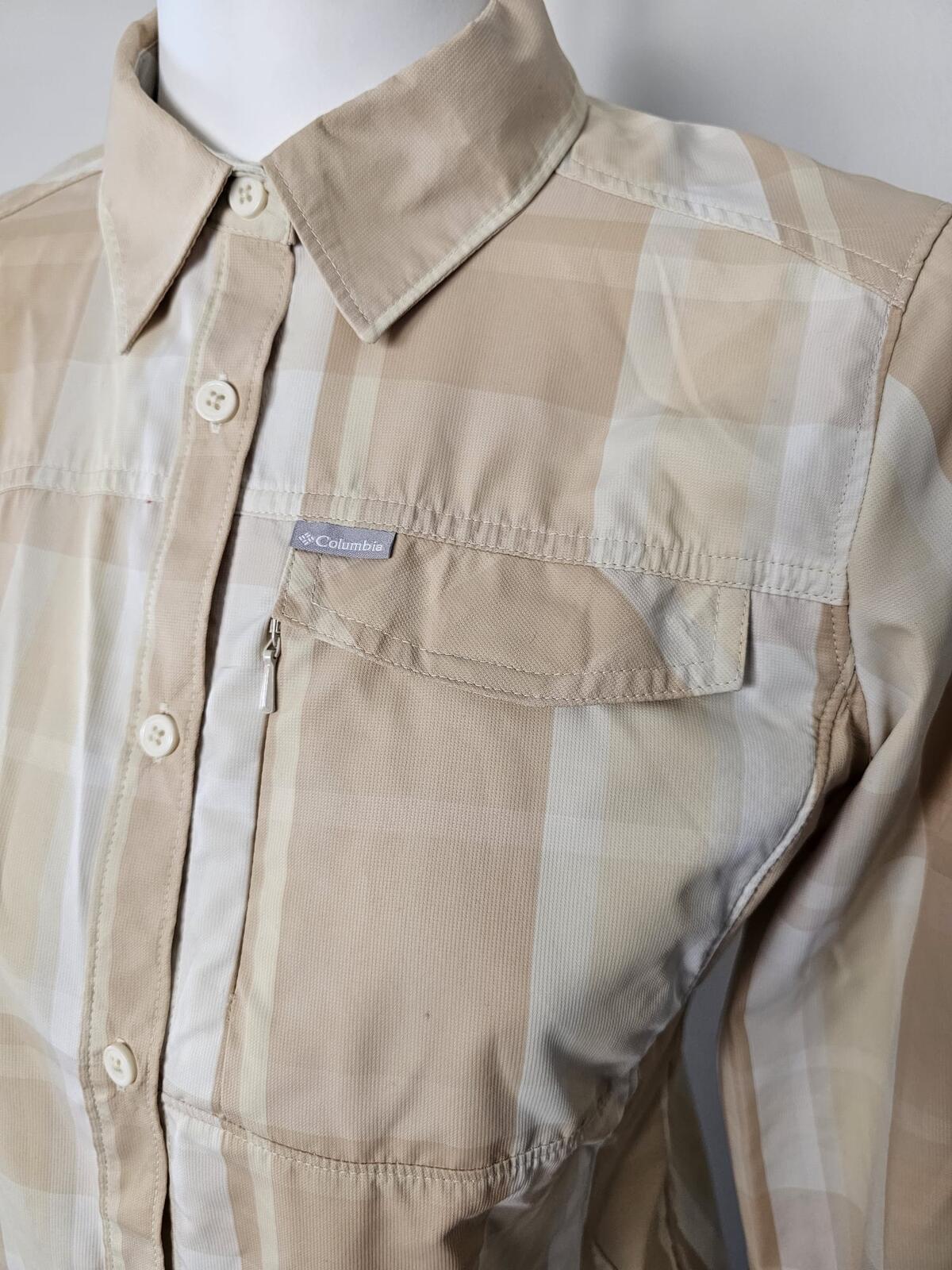 Columbia Women's Technical Outdoor Expedition/Hiking/Trek Long Sleeve Shirt - M