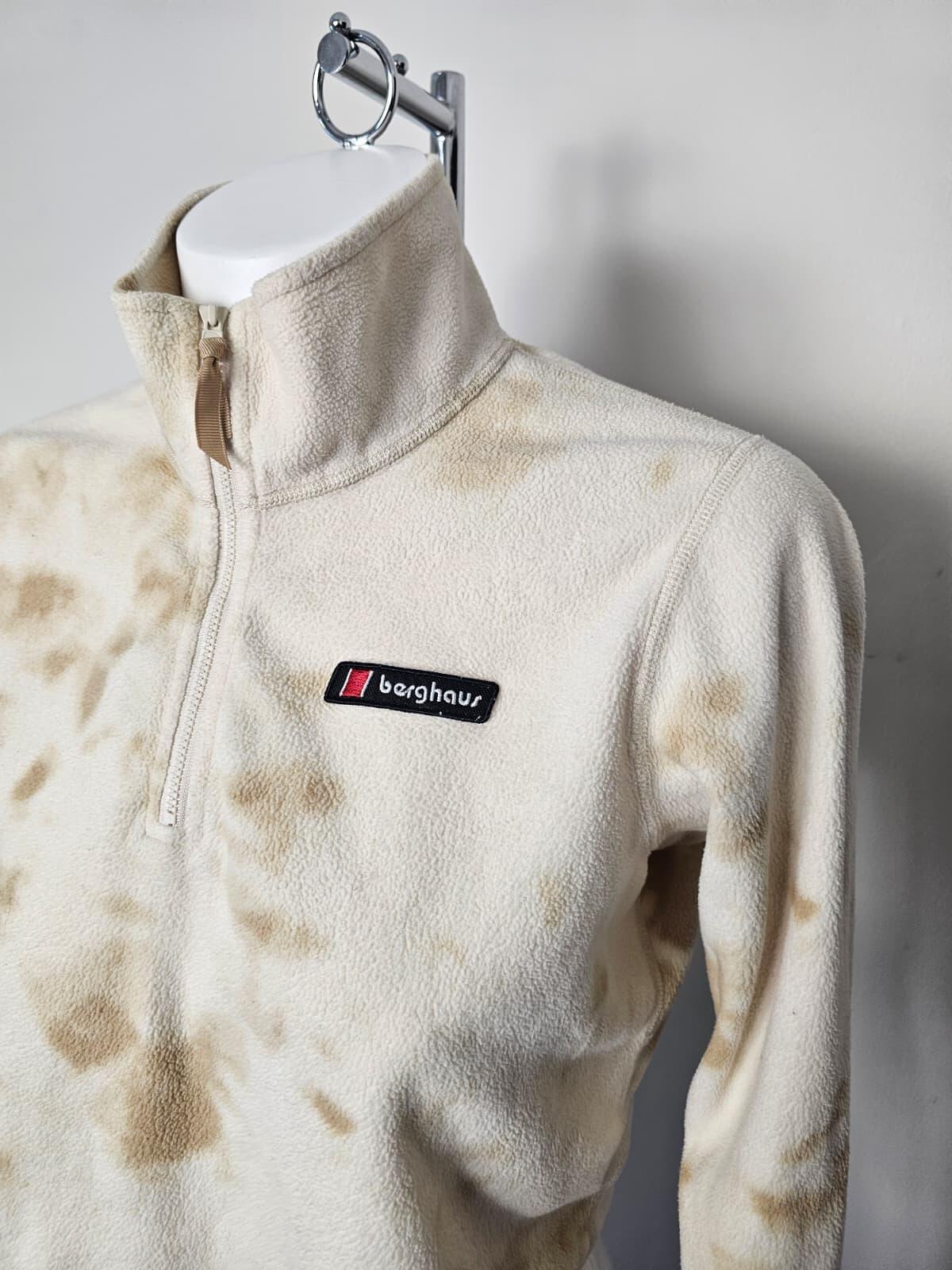 Berghaus Women's 1/2 Zip Pullover Lightweight Cropped Fleece Jumper - M/Medium