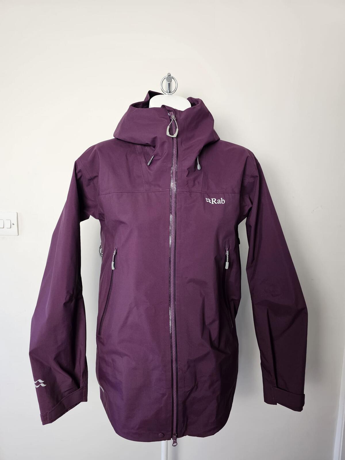 Rab Women's Gore-Tex Kangri Full Zip Hooded Technical Walking/Hiking Jacket - 16