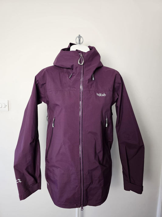 Rab Women's Gore-Tex Kangri Full Zip Hooded Technical Walking/Hiking Jacket - 16