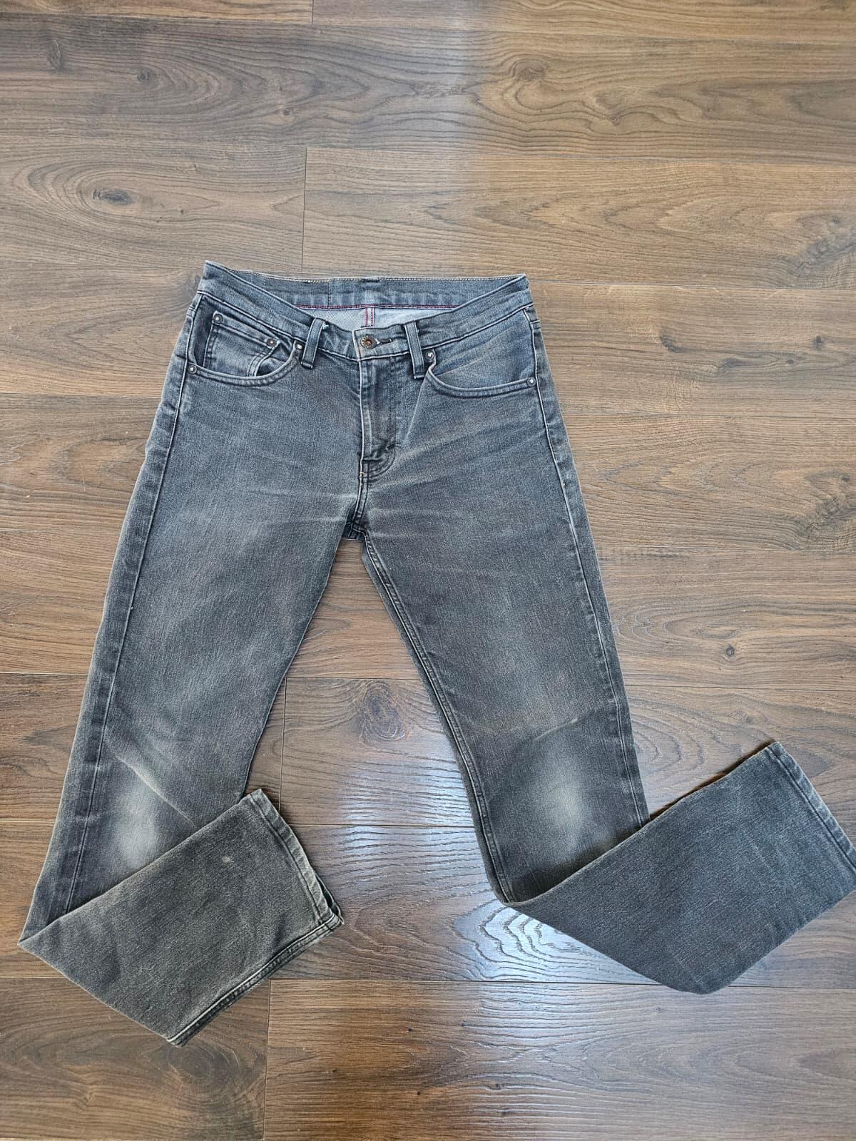 Levi's Men's Washed Black Denim Jeans 511 Slim Fit - W30/32L