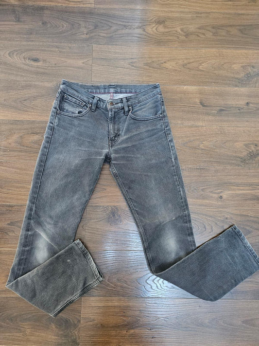Levi's Men's Washed Black Denim Jeans 511 Slim Fit - W30/32L