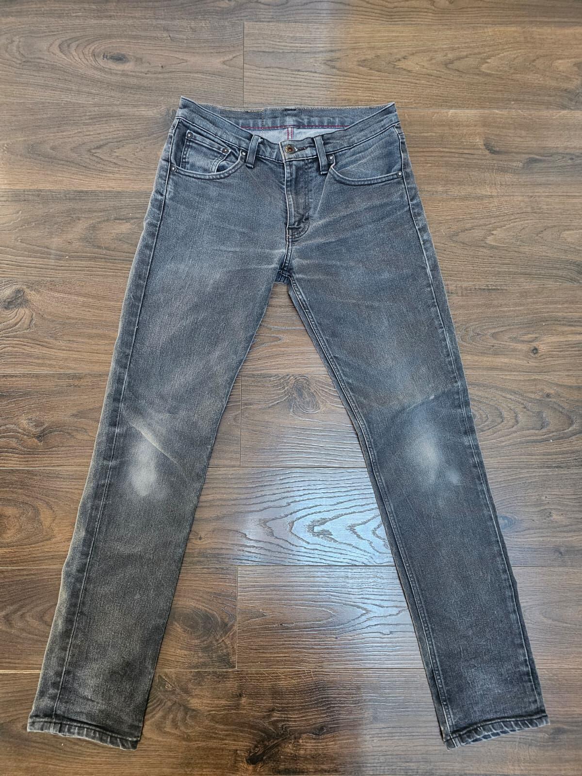 Levi's Men's Washed Black Denim Jeans 511 Slim Fit - W30/32L