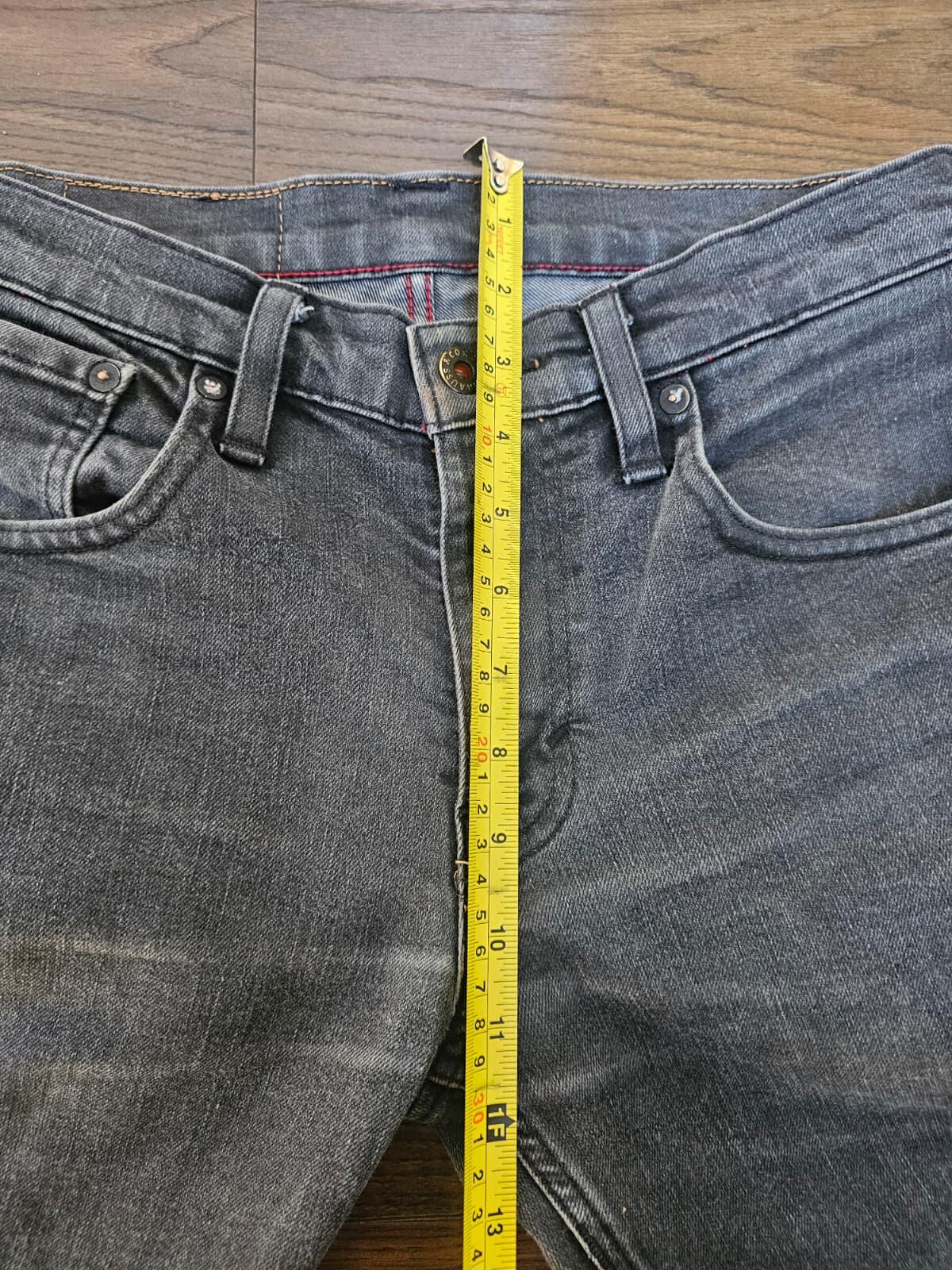 Levi's Men's Washed Black Denim Jeans 511 Slim Fit - W30/32L