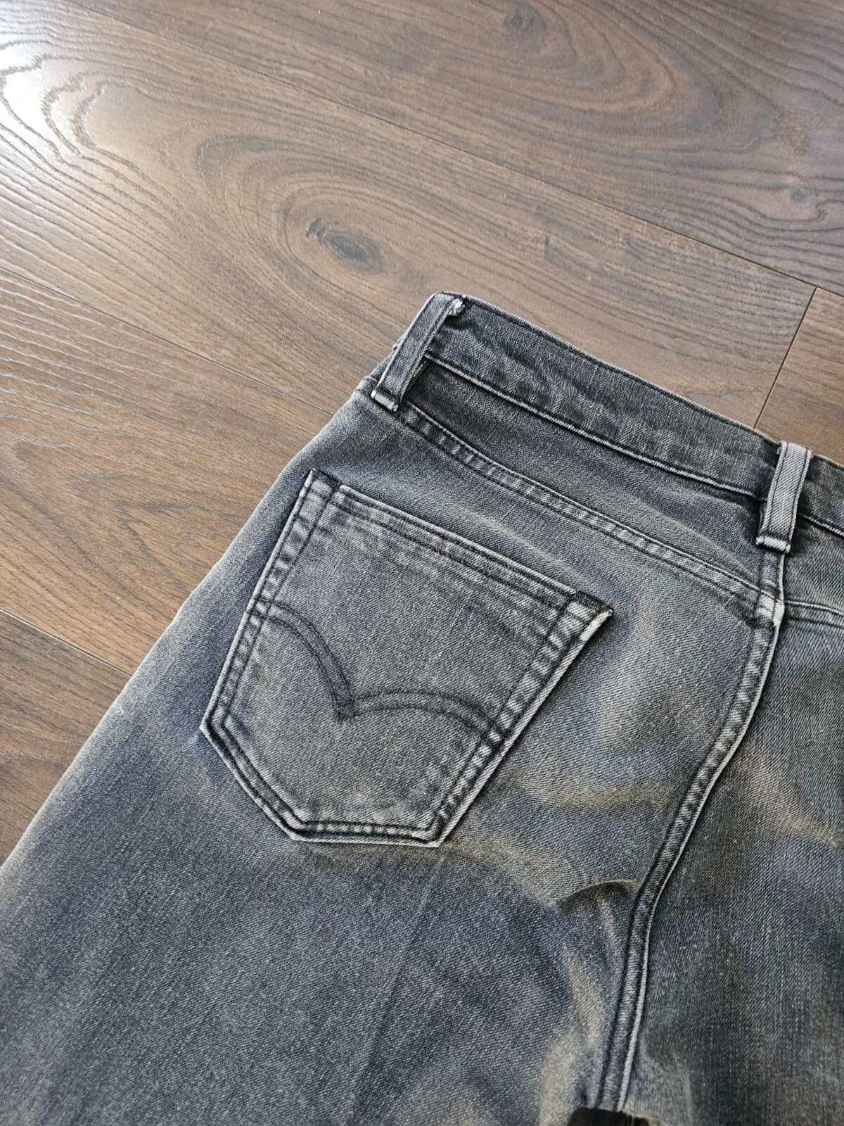 Levi's Men's Washed Black Denim Jeans 511 Slim Fit - W30/32L