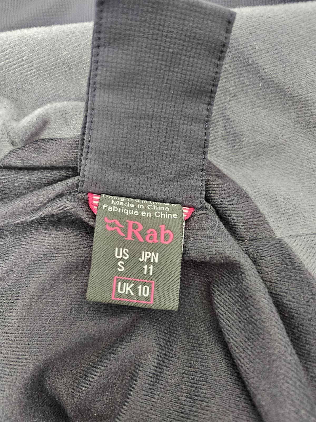Rab Women's Vapour Full Full Zip Mid Layer Technical Jacket - UK 10 - Grey