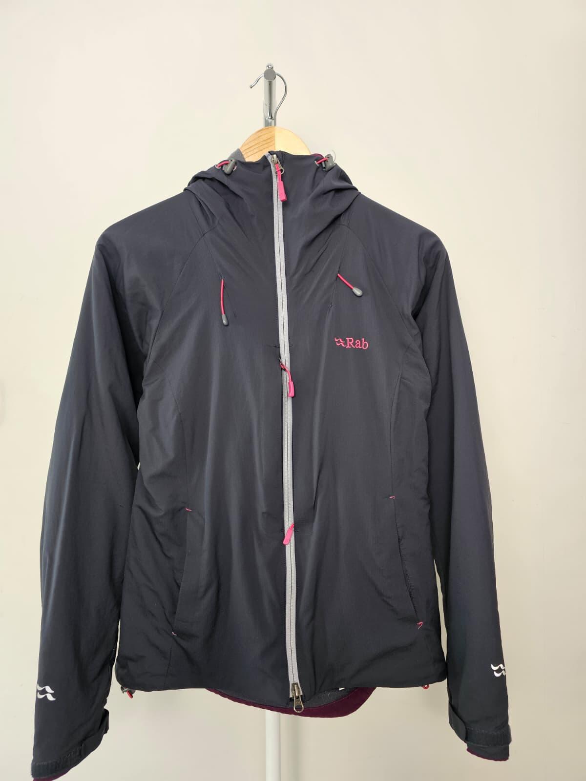 Rab Women's Vapour Full Full Zip Mid Layer Technical Jacket - UK 10 - Grey